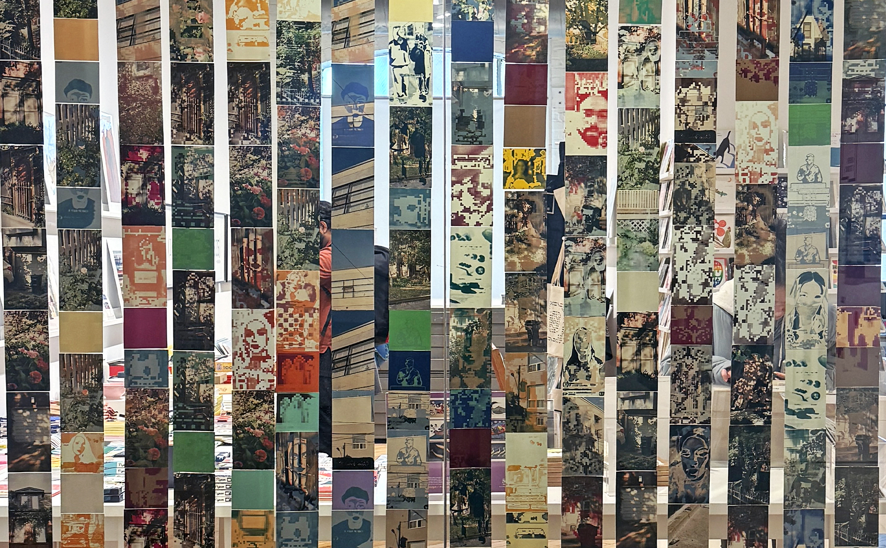 Jules Dufresne, 15 minutes of your time (detail), 2026, screenprint, dimensions variable.