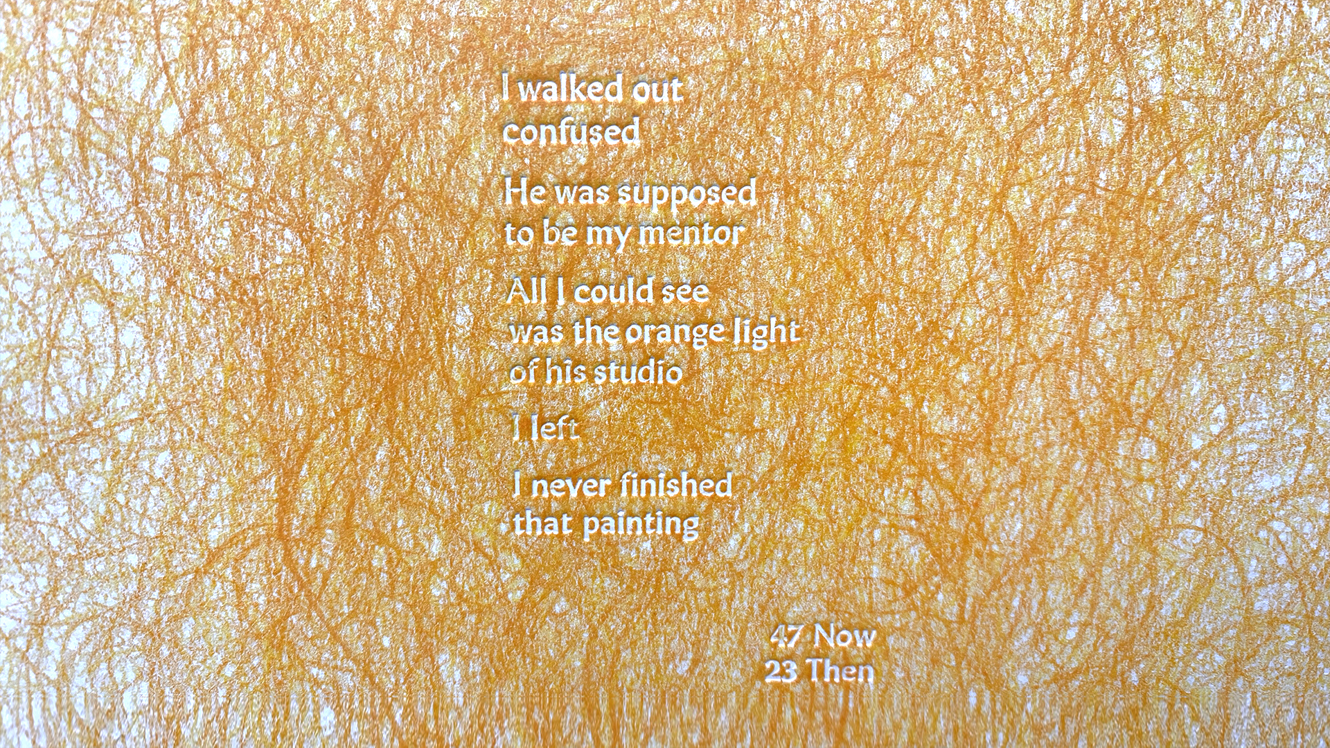 Mohammad Tabesh, The Book of Roaring Memories (detail: 47 Now, 23 Then), 2026, varied edition (V/E), 8.5