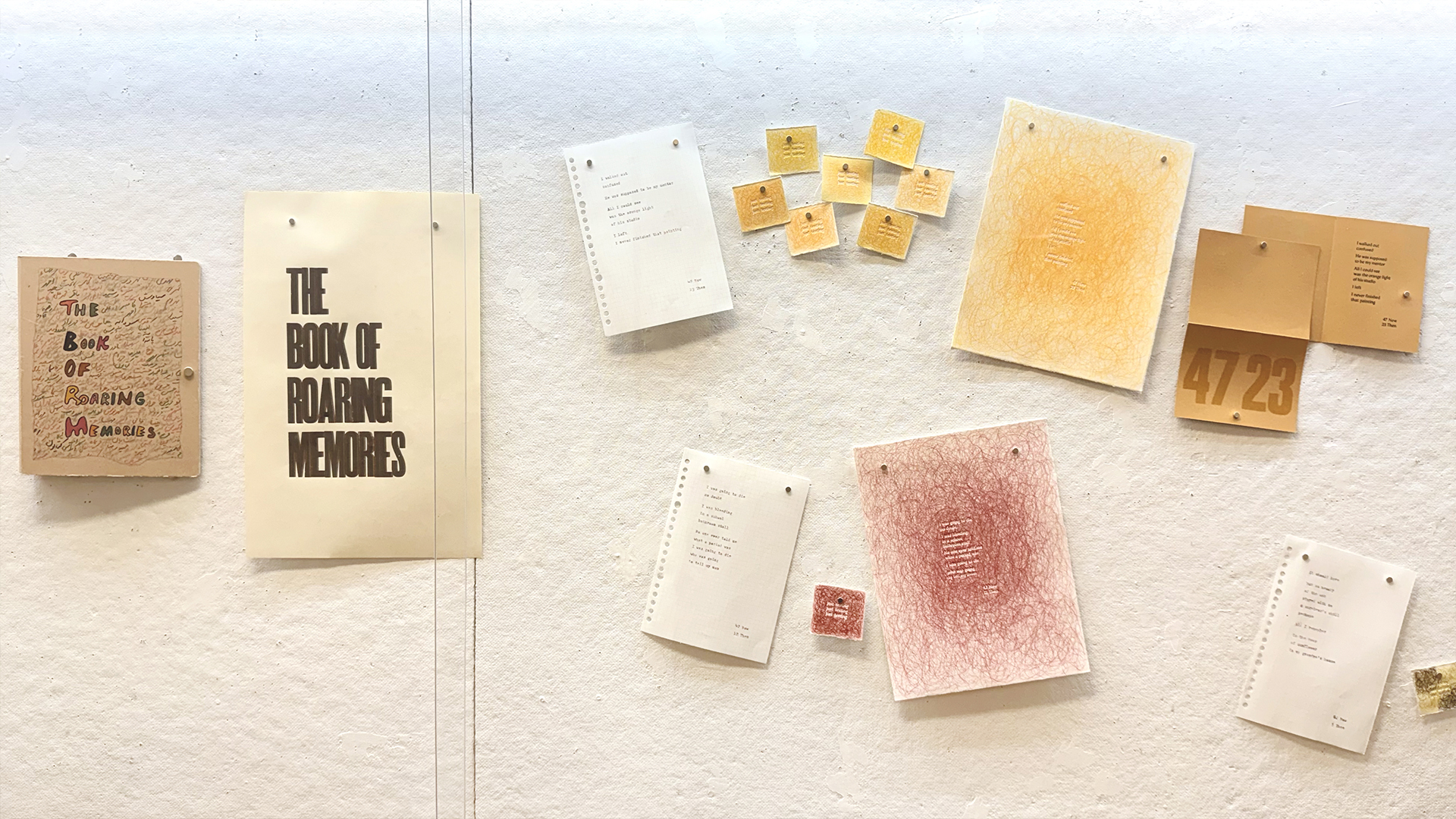 Mohammad Tabesh, The Book of Roaring Memories (detail), 2026, work in progress.